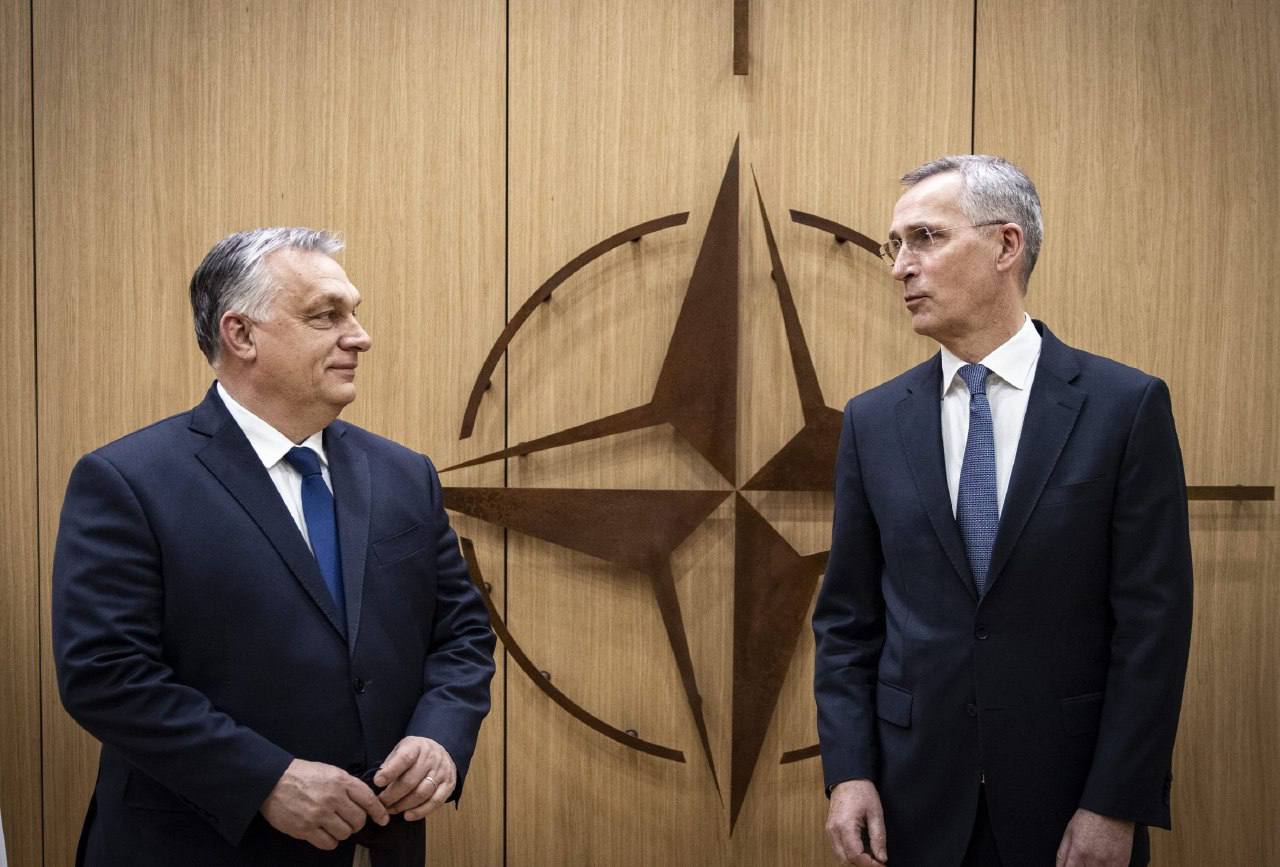 Орбан НАТО. Венгрия НАТО. Орбан и Столтенберг.