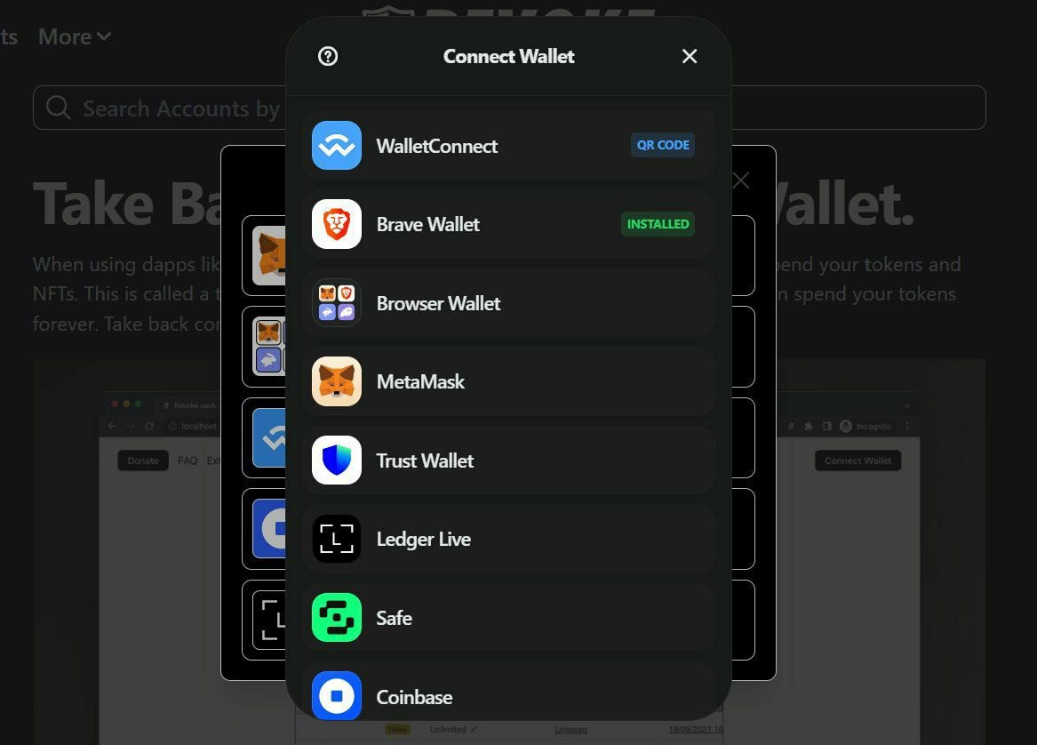 Wallet connection start. Wallet connect. кошелёк который открывается нажатием посередине.