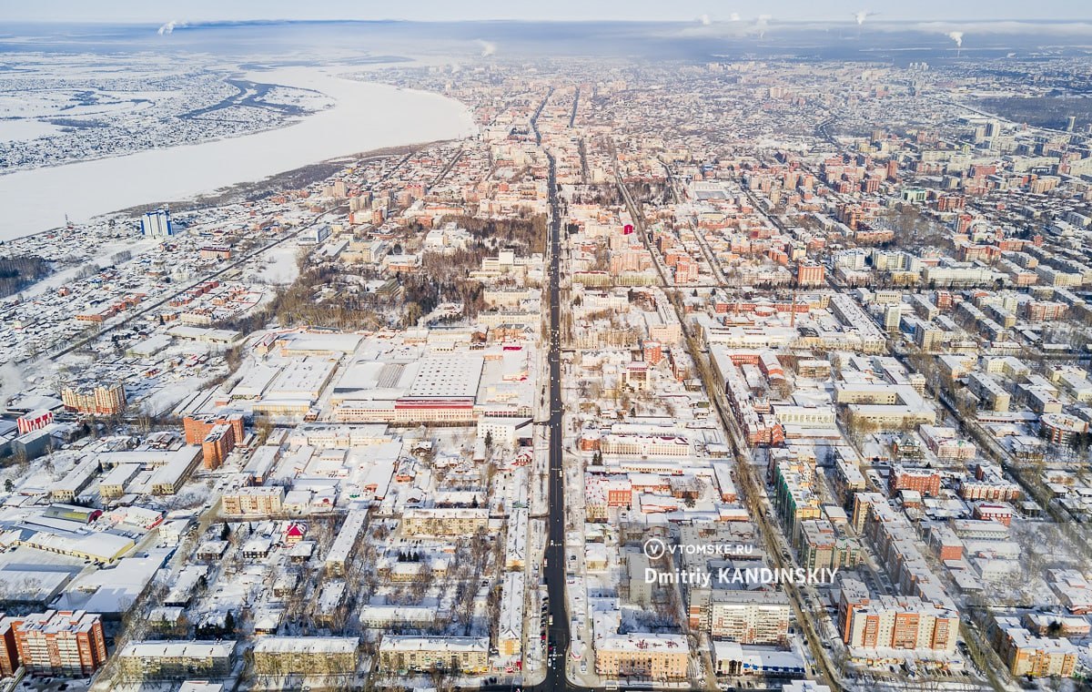 Vtomske. Исторические границы Томска. НСК Томск.