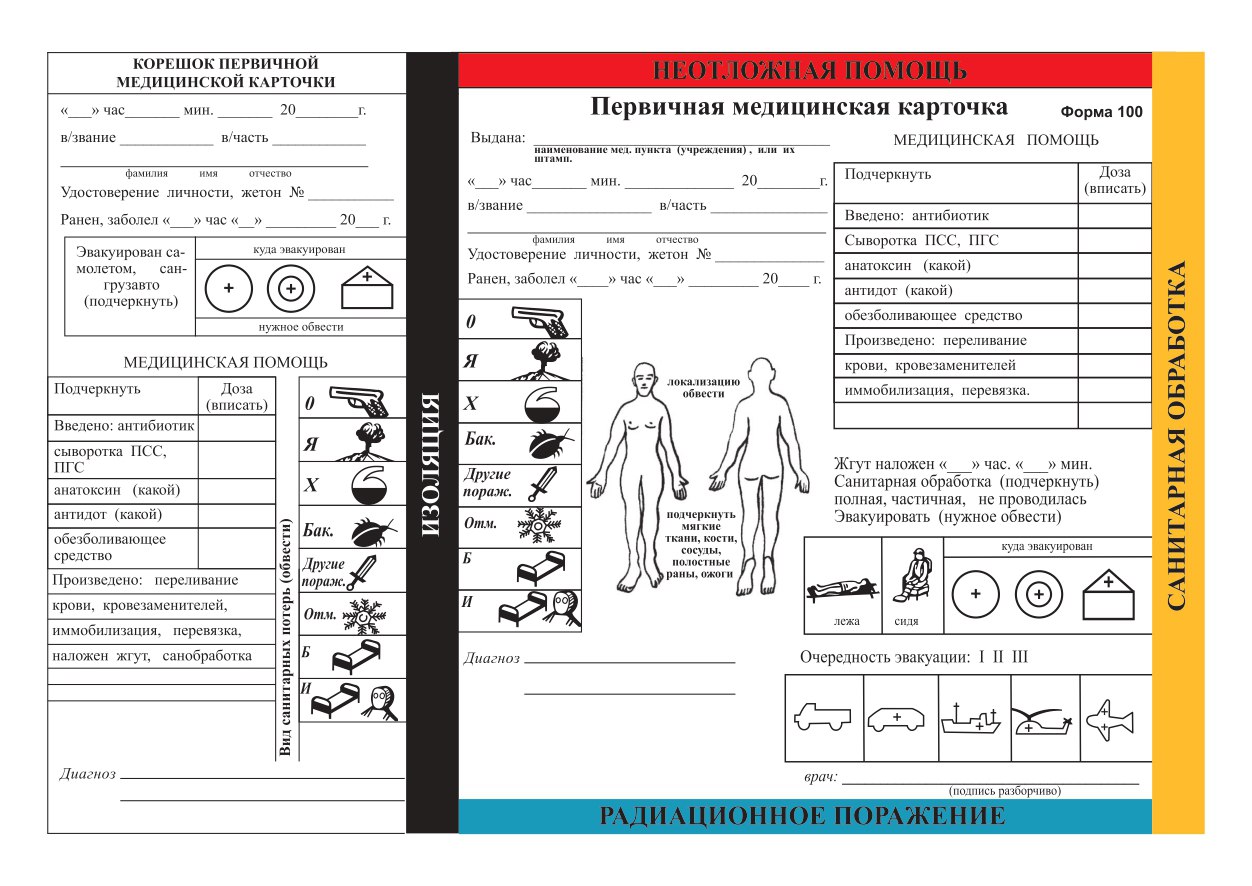 Карточка потерпевшего. Первичная медицинская карточка. Первичная медицинская карточка форма. Корешок первичной медицинской карточки. Медицинская карточка форма 100.