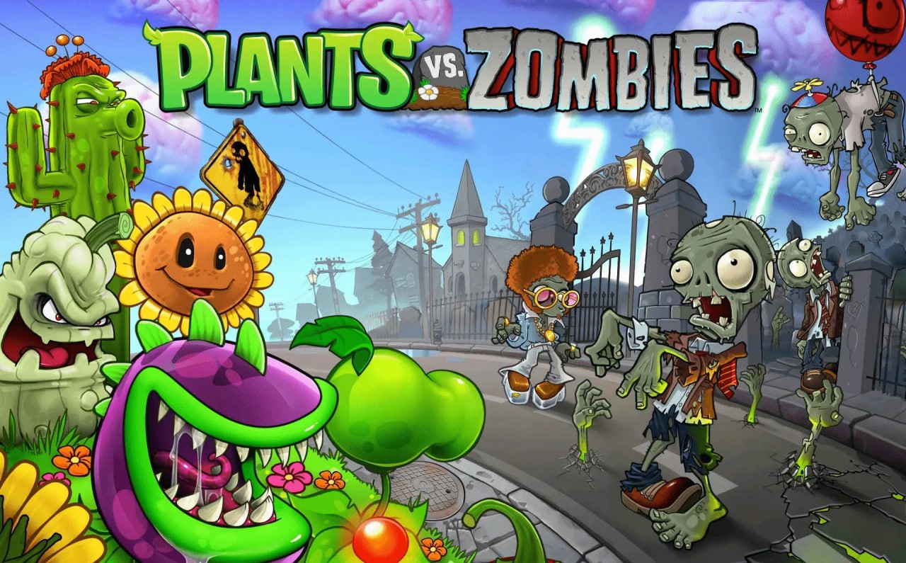 Скачать Plants vs. Zombies (MOD, много монет/солнц) 3.4.4 APK на андроид